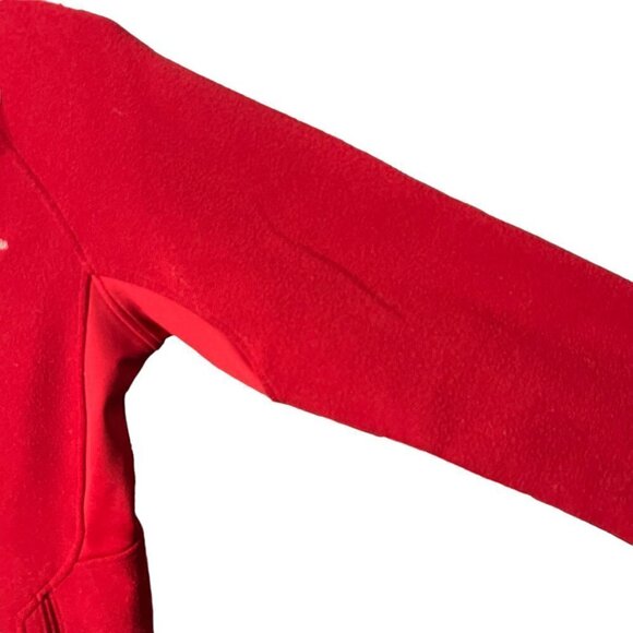 Columbia Full Zip Omni-Heat Winter Sweater Red Sparkle Insulated Men's Size S - Picture 3 of 7